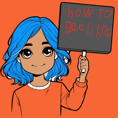 realistic girl holding up a sign