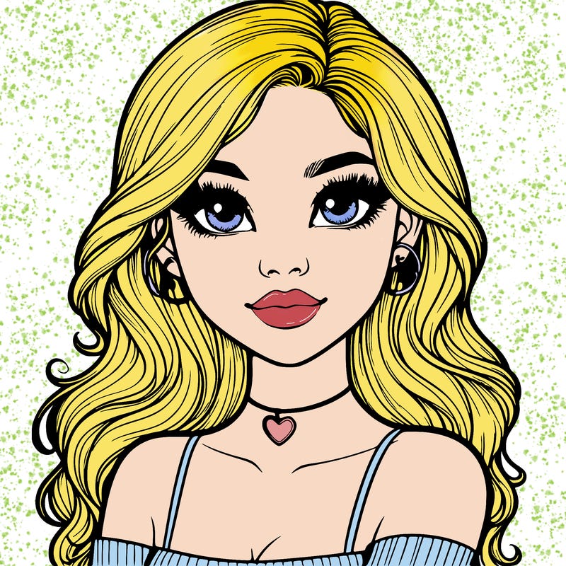 realistic pretty girl