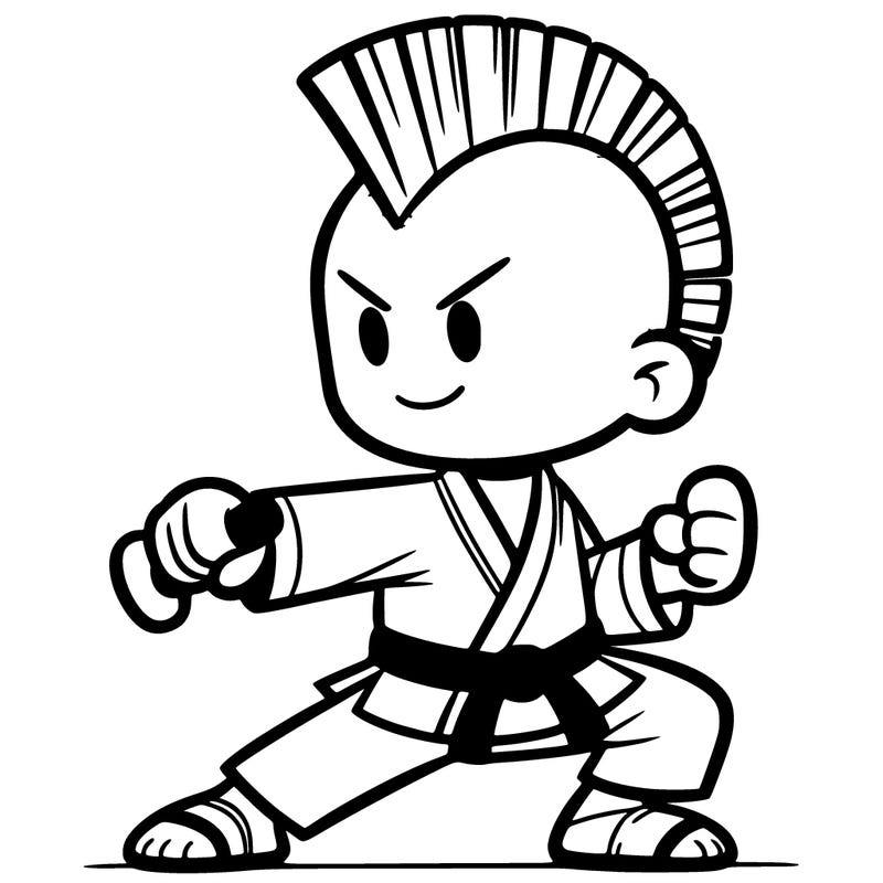 mohawk karate