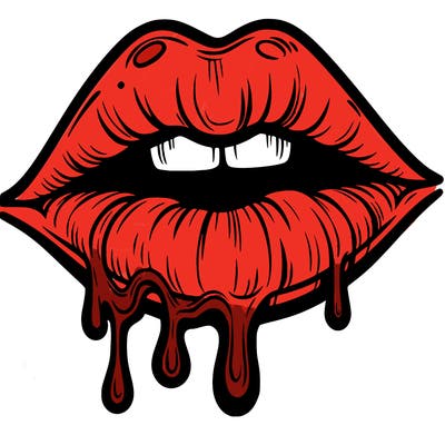 lips that look realistic and drip