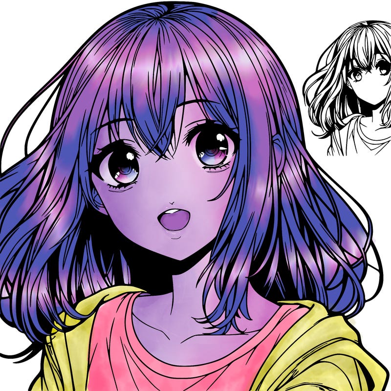 realistic anime girl