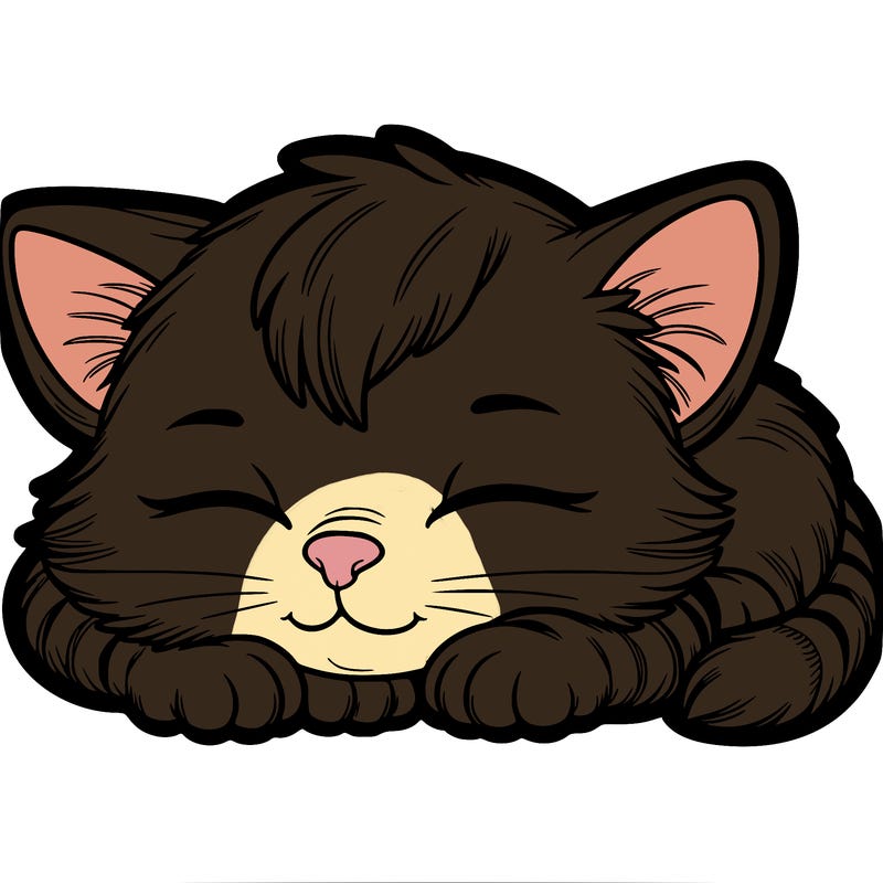 sleeping kitten