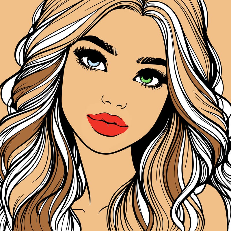 beautiful realistic girl