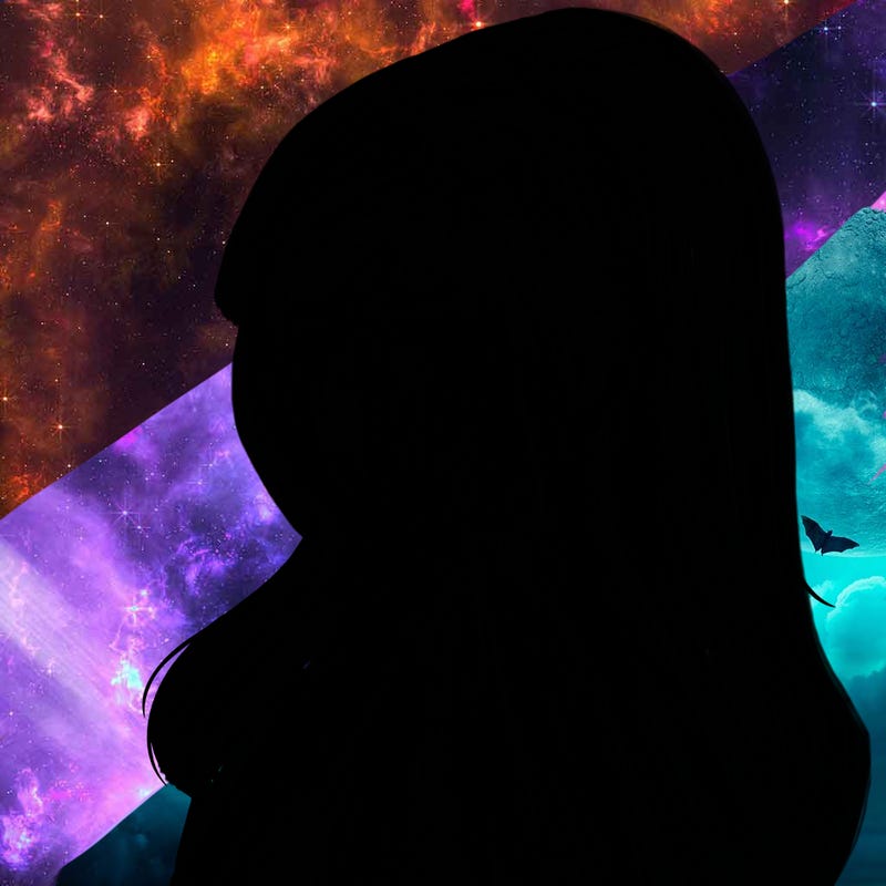 realistic girl with a high ponytail