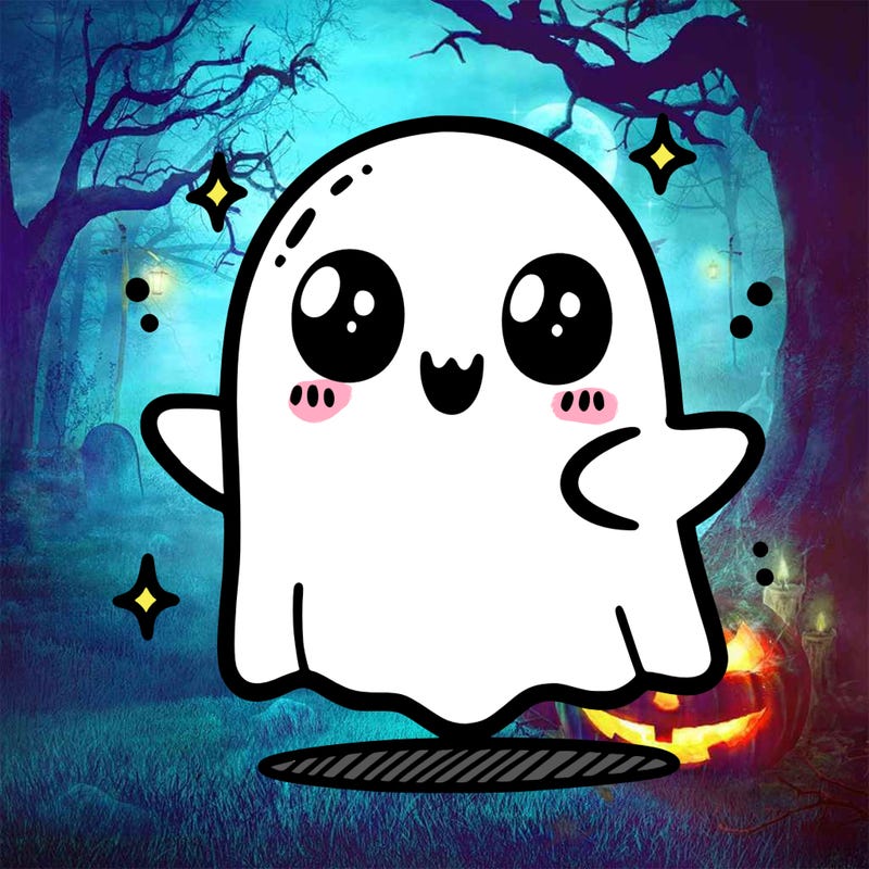 a cute ghost