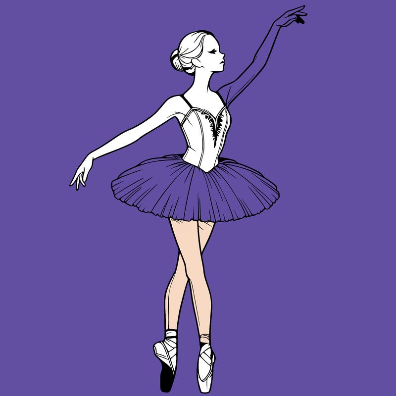 realistic ballerina
