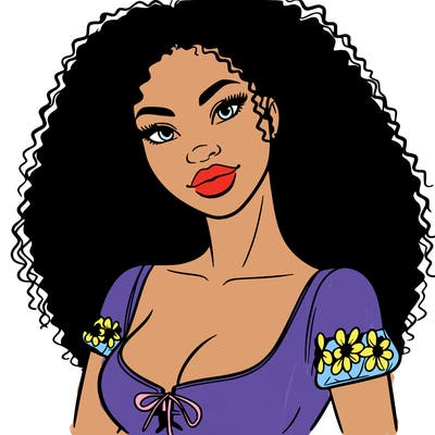 beautiful black woman