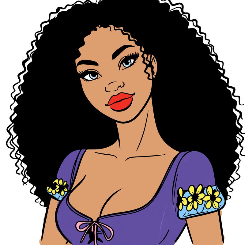 beautiful black woman