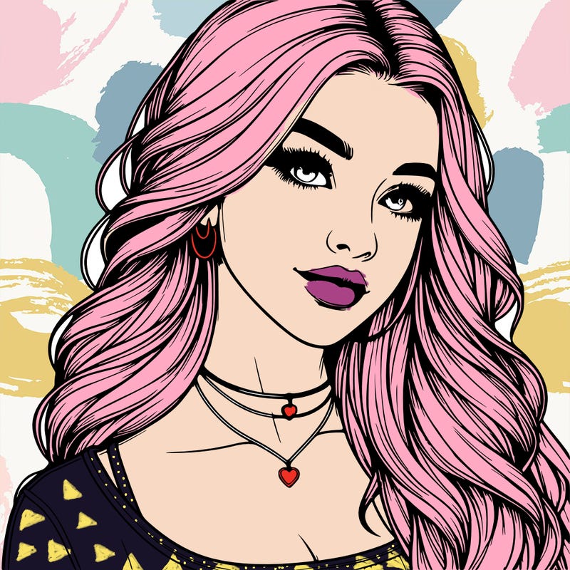 detailed realistic girl