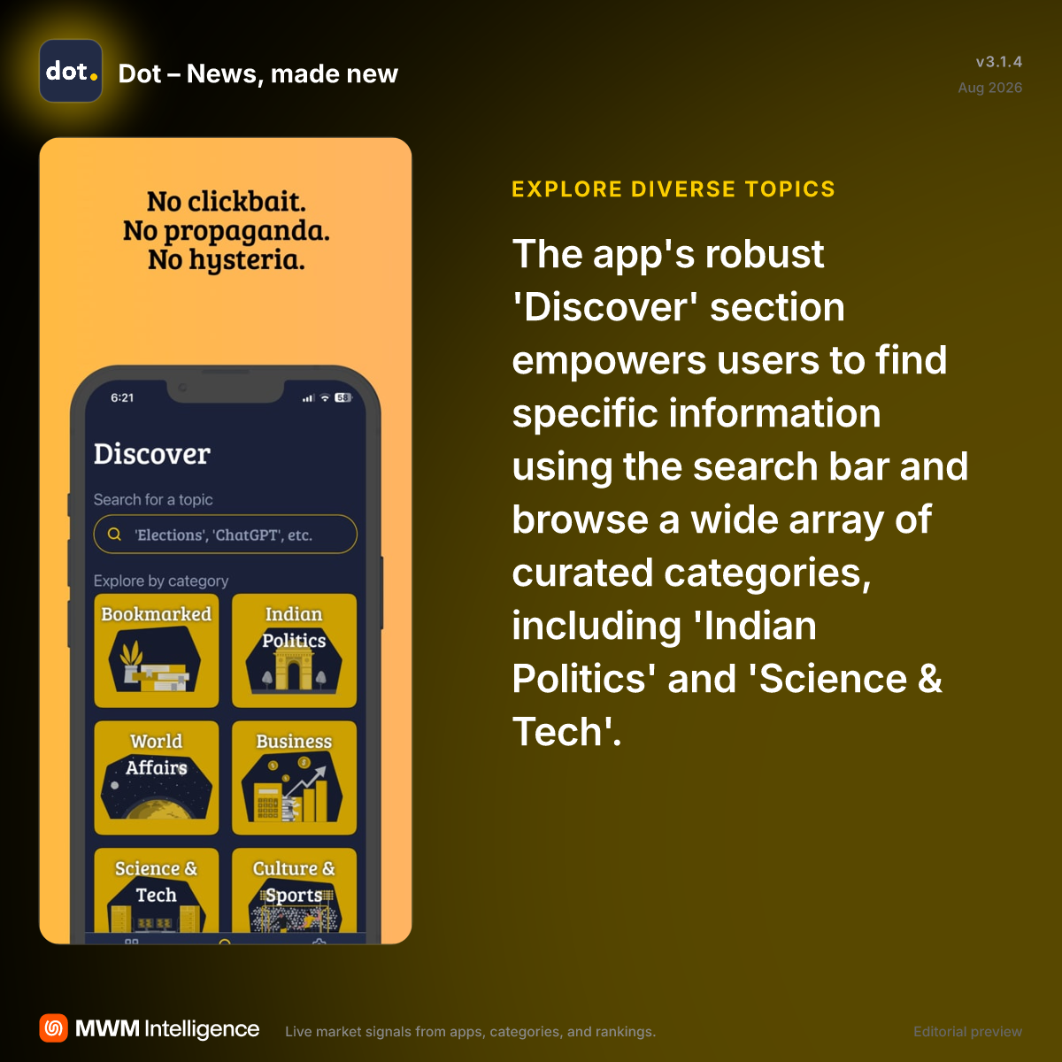 Dot – News, made new - News App | MWM