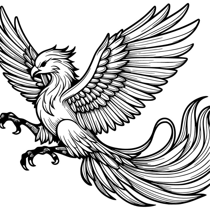 realistic phoenix
