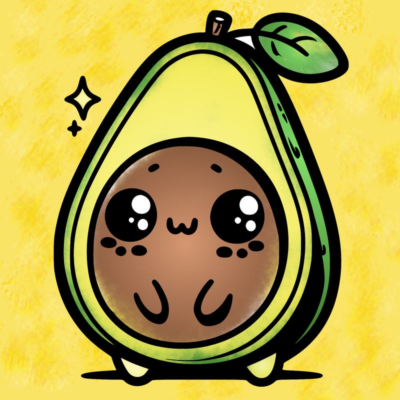 cute avocado