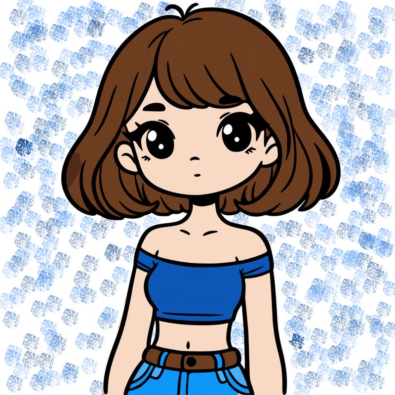 girl in a cute crop top