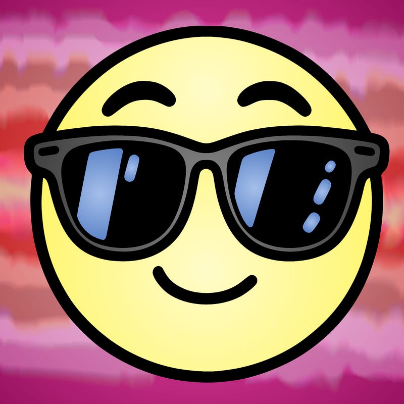 emoji with sunglasses
