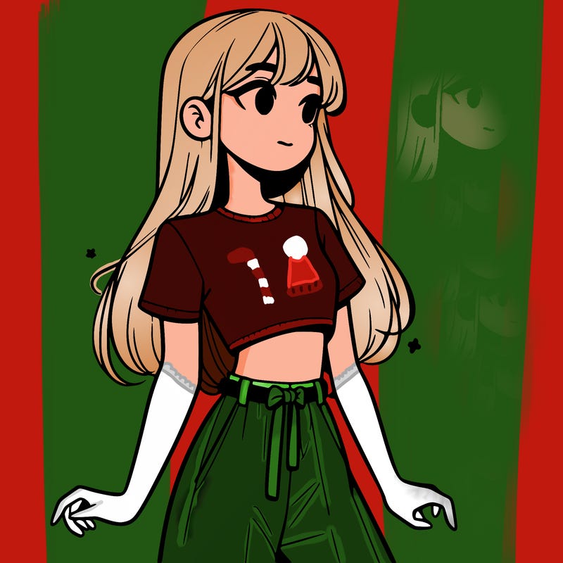 girl in a cute crop top