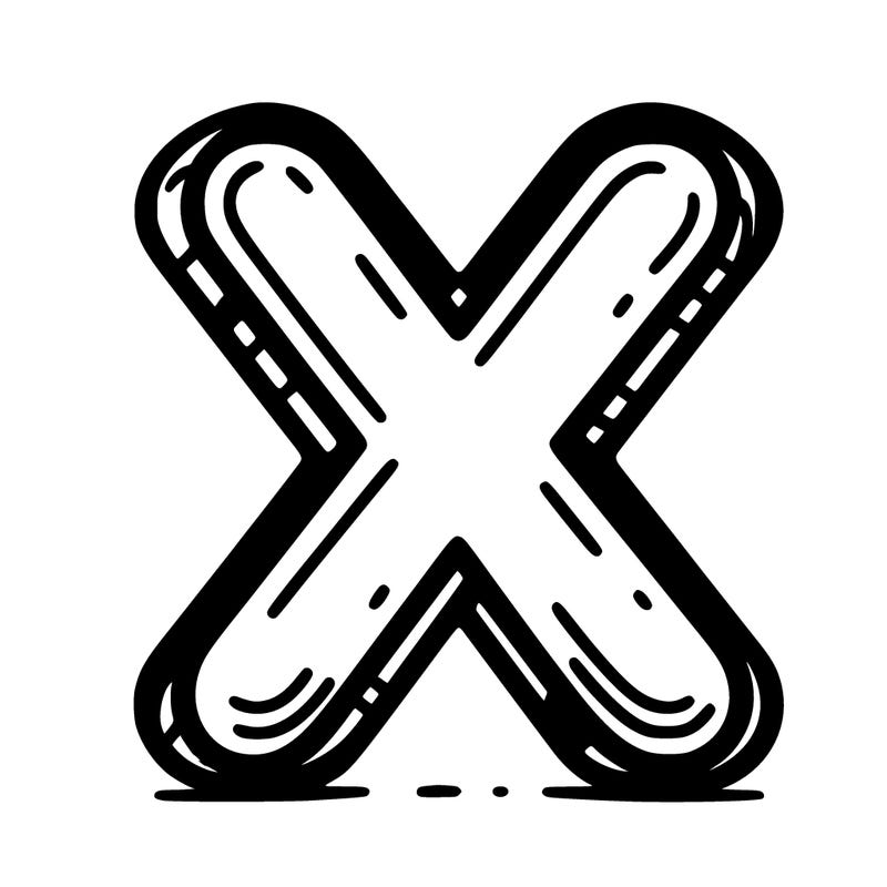 x logo