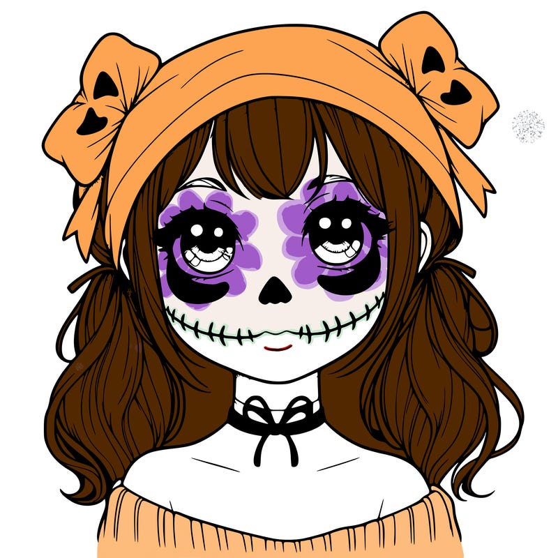 realistic girl halloween