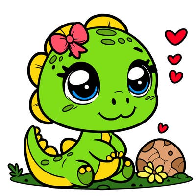 cute baby dinosaur