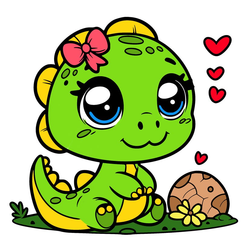 cute baby dinosaur