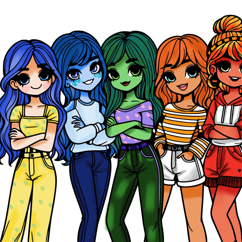group of girl friends