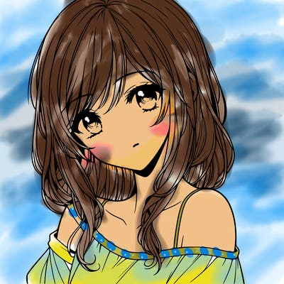 anime girl realistic girl