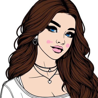 detailed realistic girl