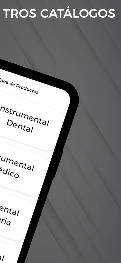 6B Plus - 6B Plus app catalog screen for medical and dental instruments