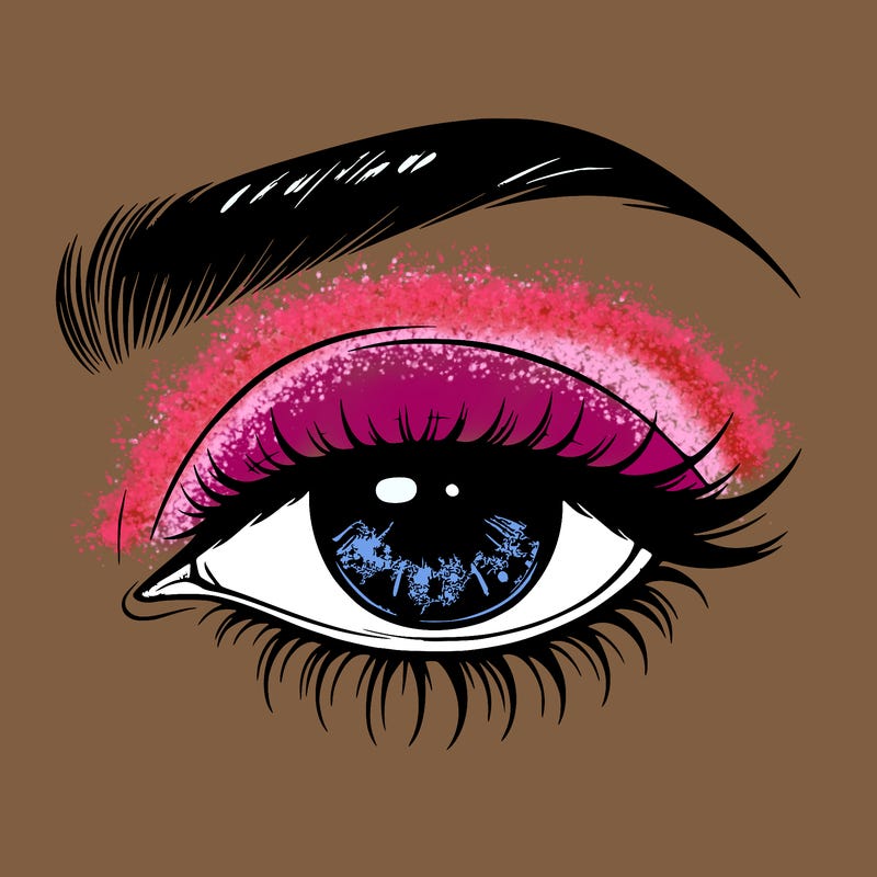 eye closed realistic