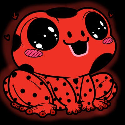 cute frog person realistic