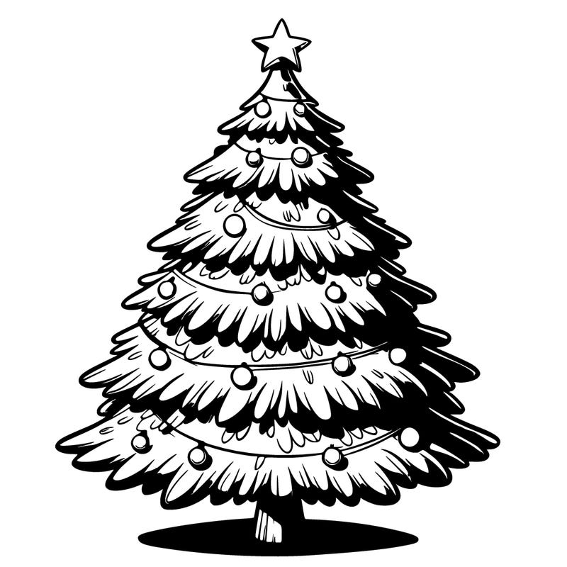 realistic christmas tree