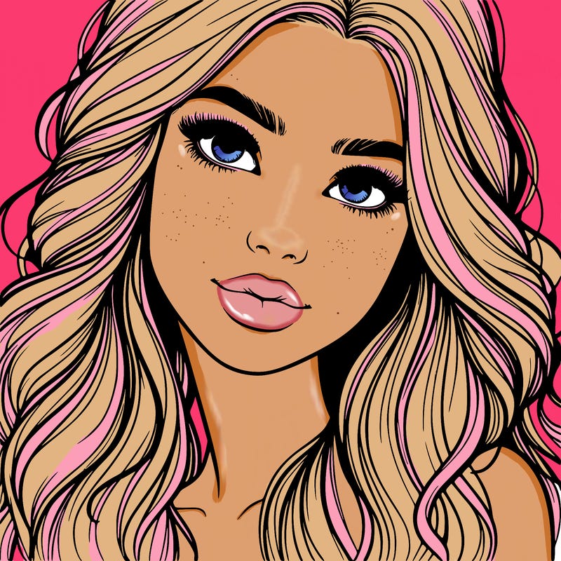 beautiful realistic girl