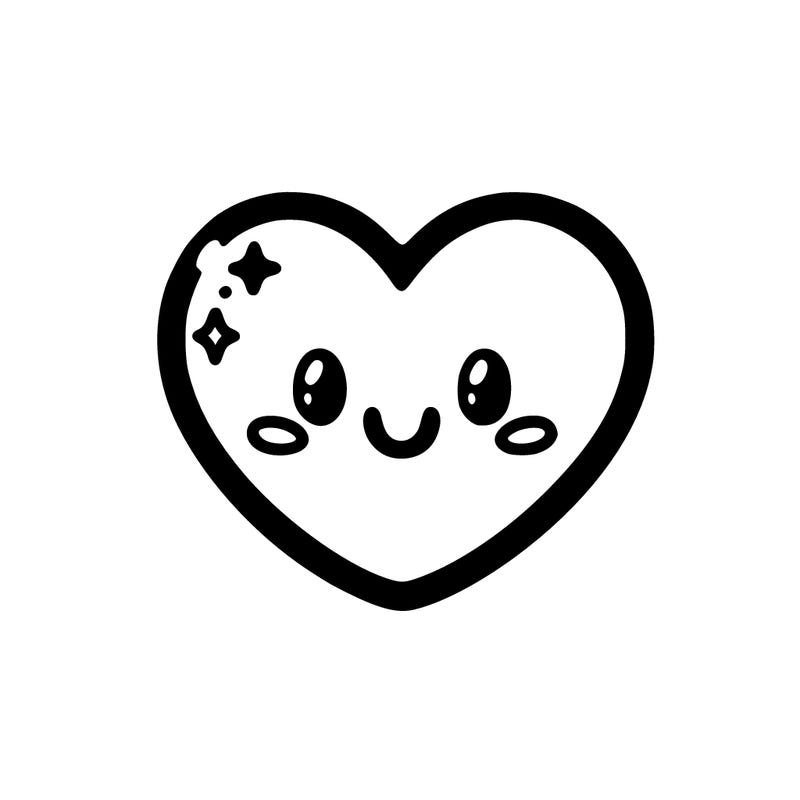 a cartoon heart
