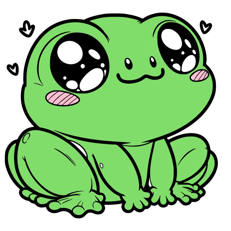 cute frog person realistic