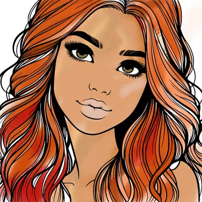 beautiful realistic girl