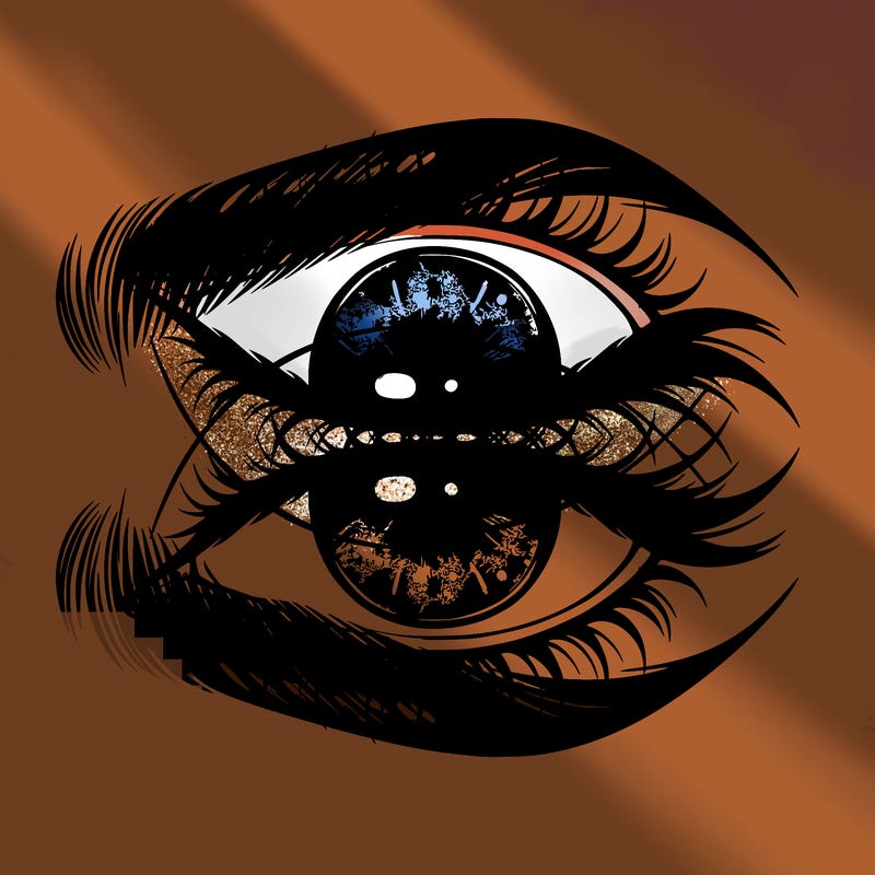 eye closed realistic