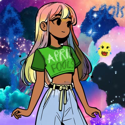 girl in a cute crop top