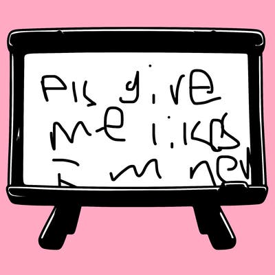 blank board