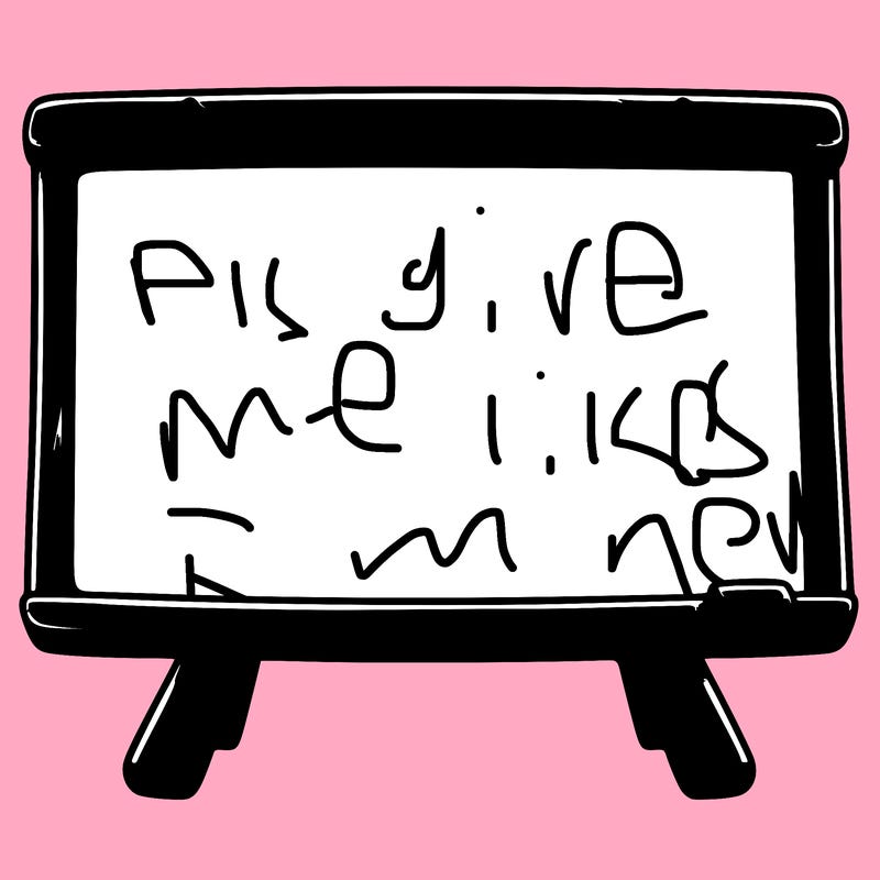 blank board