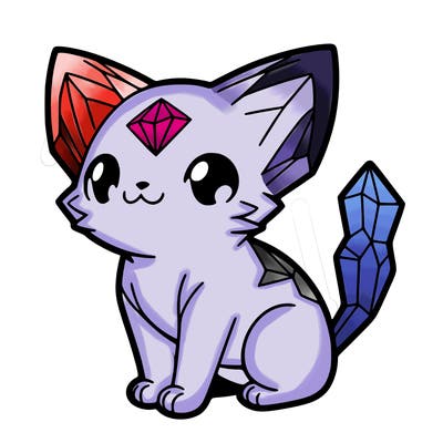 crystal kitten