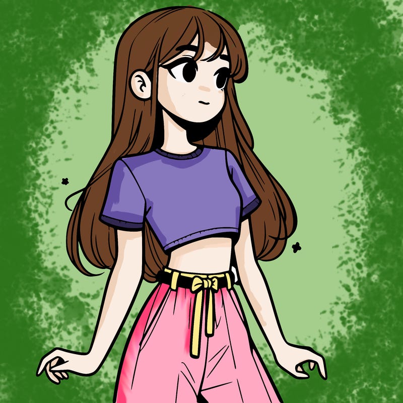 girl in a cute crop top