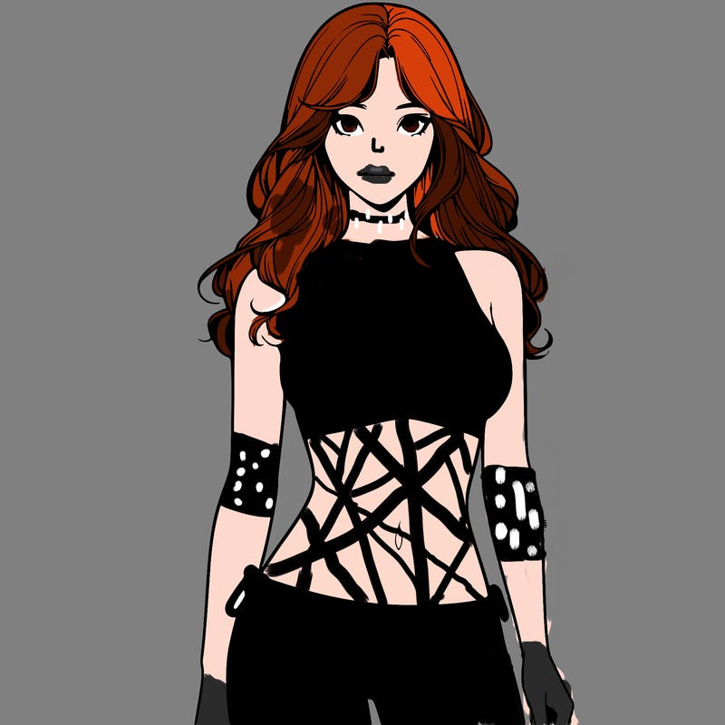 realistic girl with a revealing swimsuit