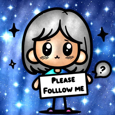 please follow me
