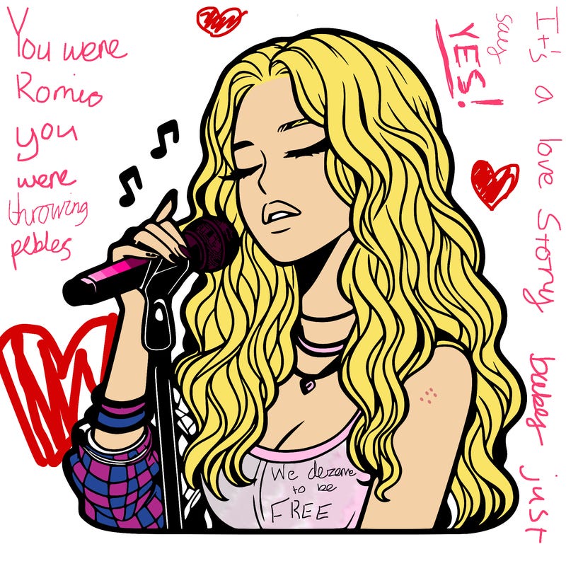 realistic female singer