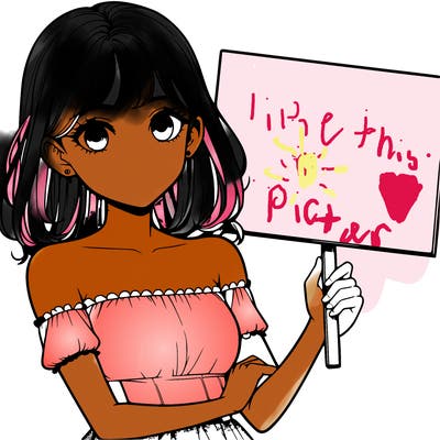 realistic pretty girl holding blank sign