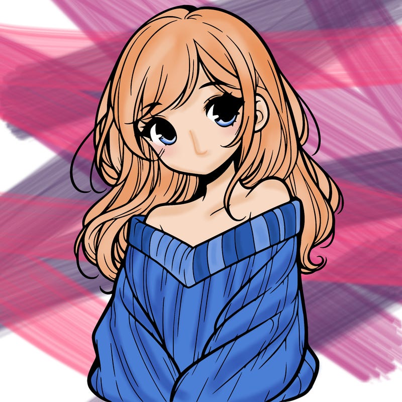 shy pretty girl wearing a sweater that is falling off one shoulder portrait