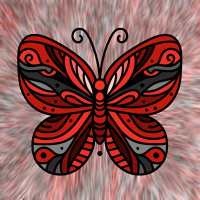 abstract butterfly