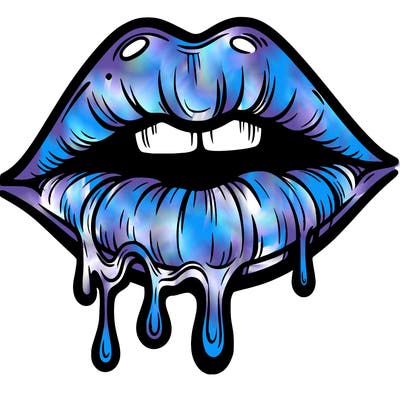 lips that look realistic and drip