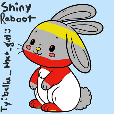 rabbit standing up with ears down