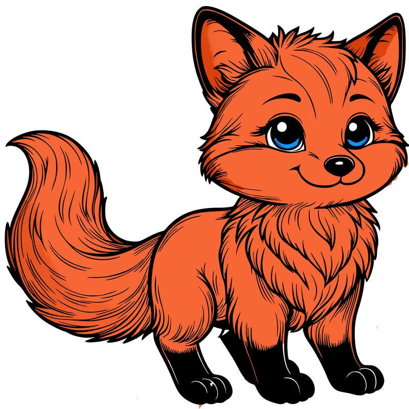 realistic fox