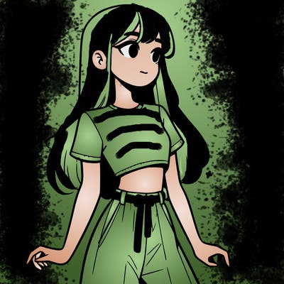 girl in a cute crop top